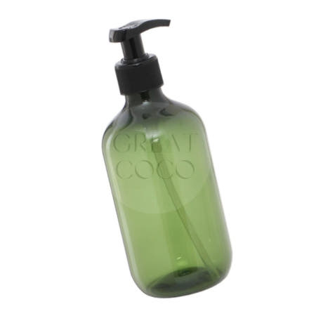 그코 욕실원통 샴푸용기 500ml 그린 주방세제통 욕실소품 샴푸통 세제통