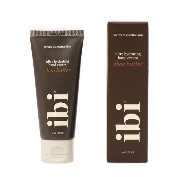 건조하고 민감한 피부를 위한 IBI 울트라 하이드레이팅 보습 핸드 크림 시어 버터 2온스 튜브60ml 1개 : 레릭34
