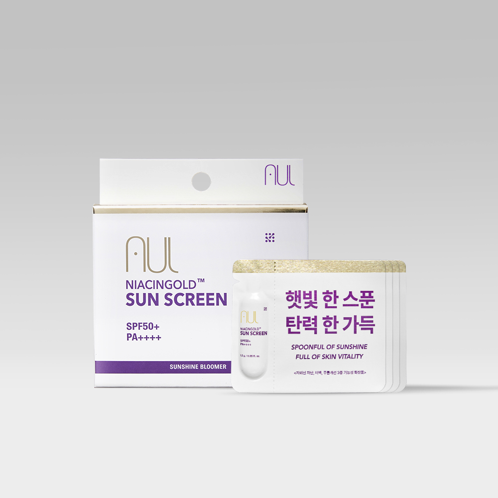 에이유엘 나이아신골드 햇빛콜라겐 생성 선크림 라운딩 키트 1.5g 4개입 SPF50+ PA+++ - 메인 이미지