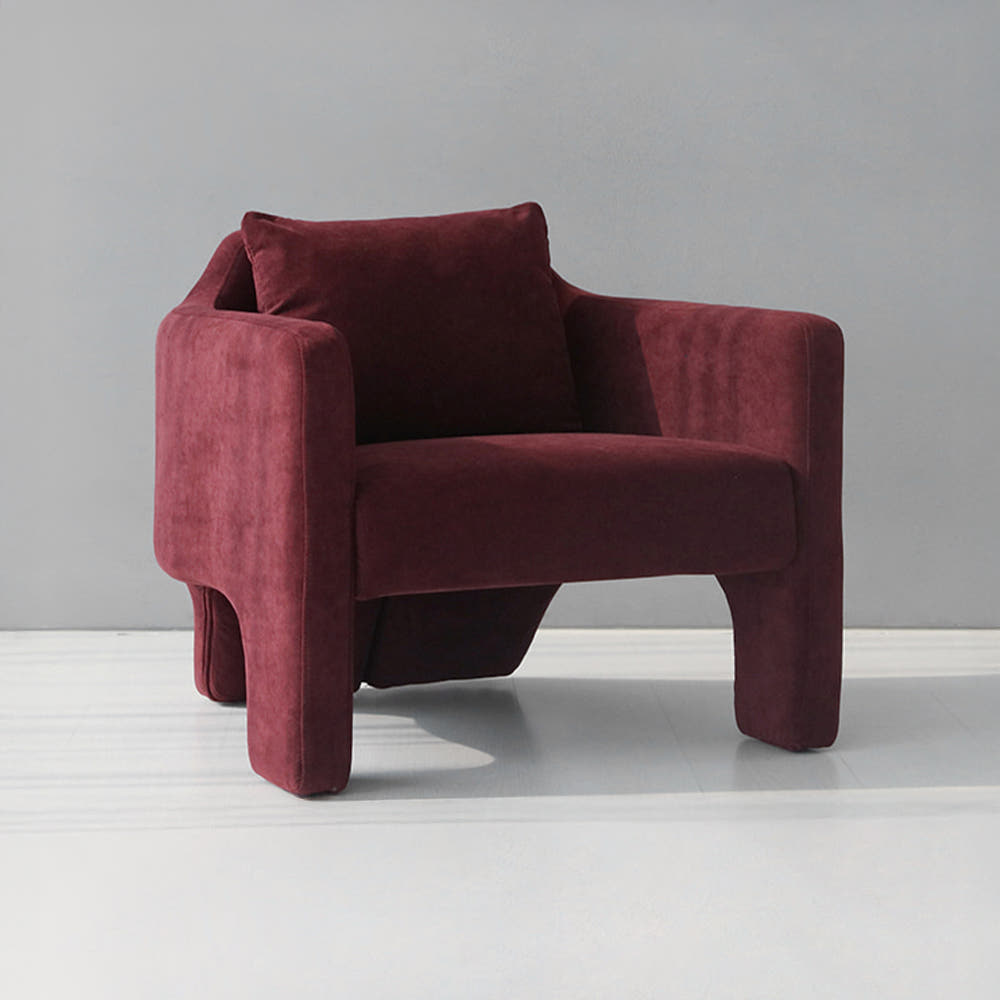 니스코 1인 소파 F700 퍼플 9640.0914, 1인용