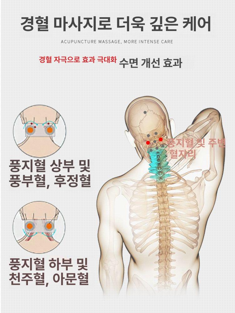 원목 베개 경추 안쪽 밀어넣기 돌출 교정 수면 특수 원통형 높이 8cm 길이 30cm-신장 6.5-9cm - 상세 이미지 5