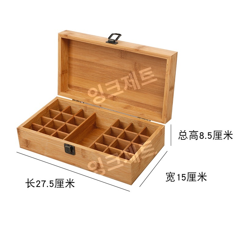 아로마조향대 원목 특대 도장 케이스 인장 정리함 수납 제트 - 상세 이미지 5