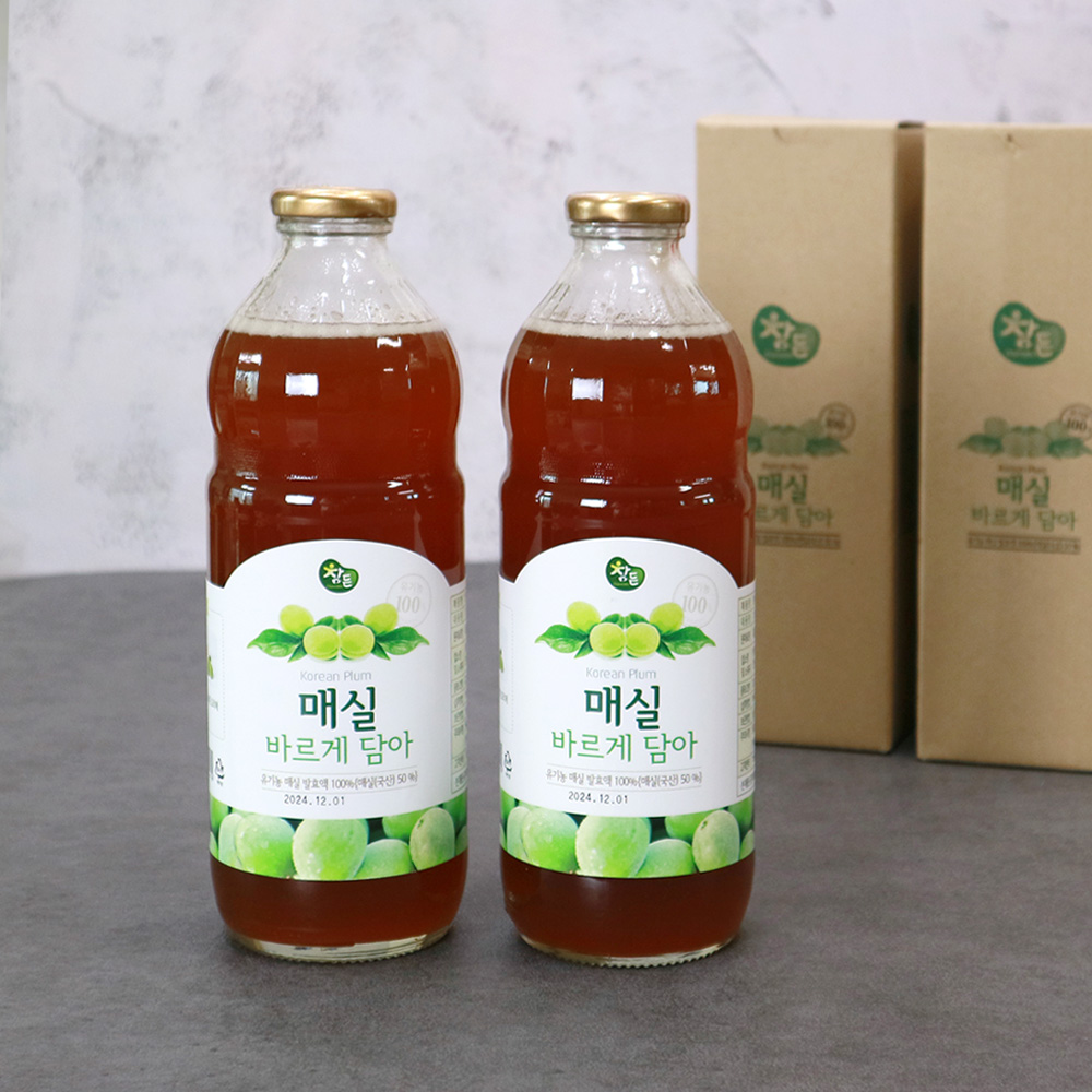 참든 유기농 매실 바르게 담아 1,000ml 매실청 매실액 원액 매실 액기스 엑기스 - 상세 이미지 2