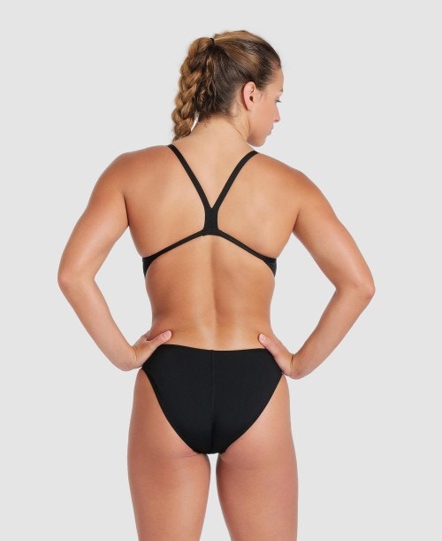 Arena Team Challenge Back One Piece BLACK-WHITE, 22 - 상품 이미지