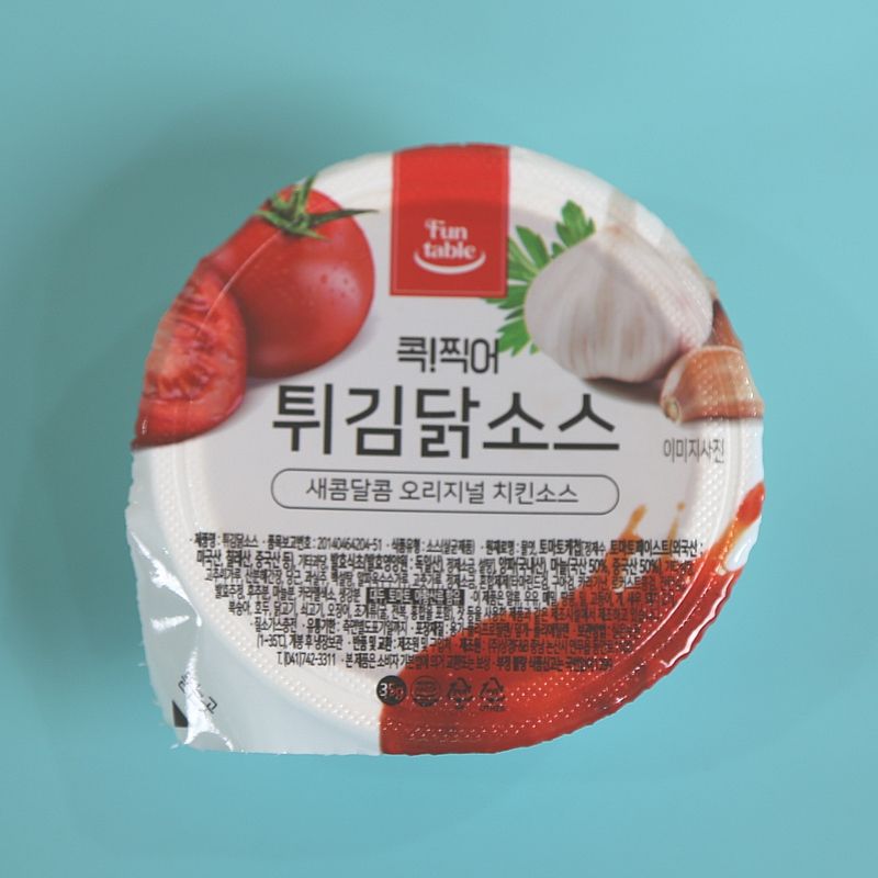 상경식품 디핑소스 일회용 콕찍어 양념치킨 튀김닭소스 100개 - 메인 이미지