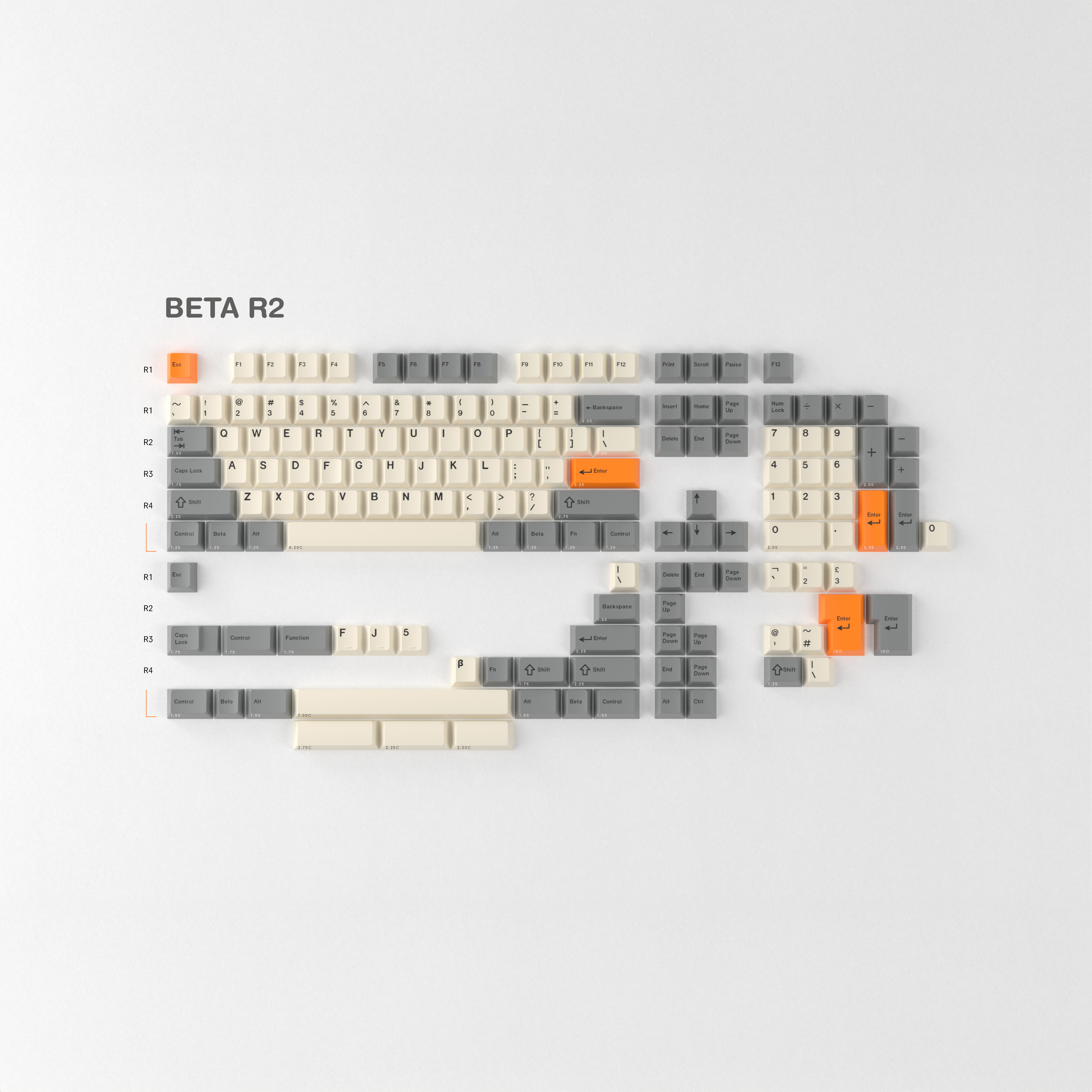 [N 배송] GMK CYL Beta R2 베이스킷 키캡 - 상품 이미지