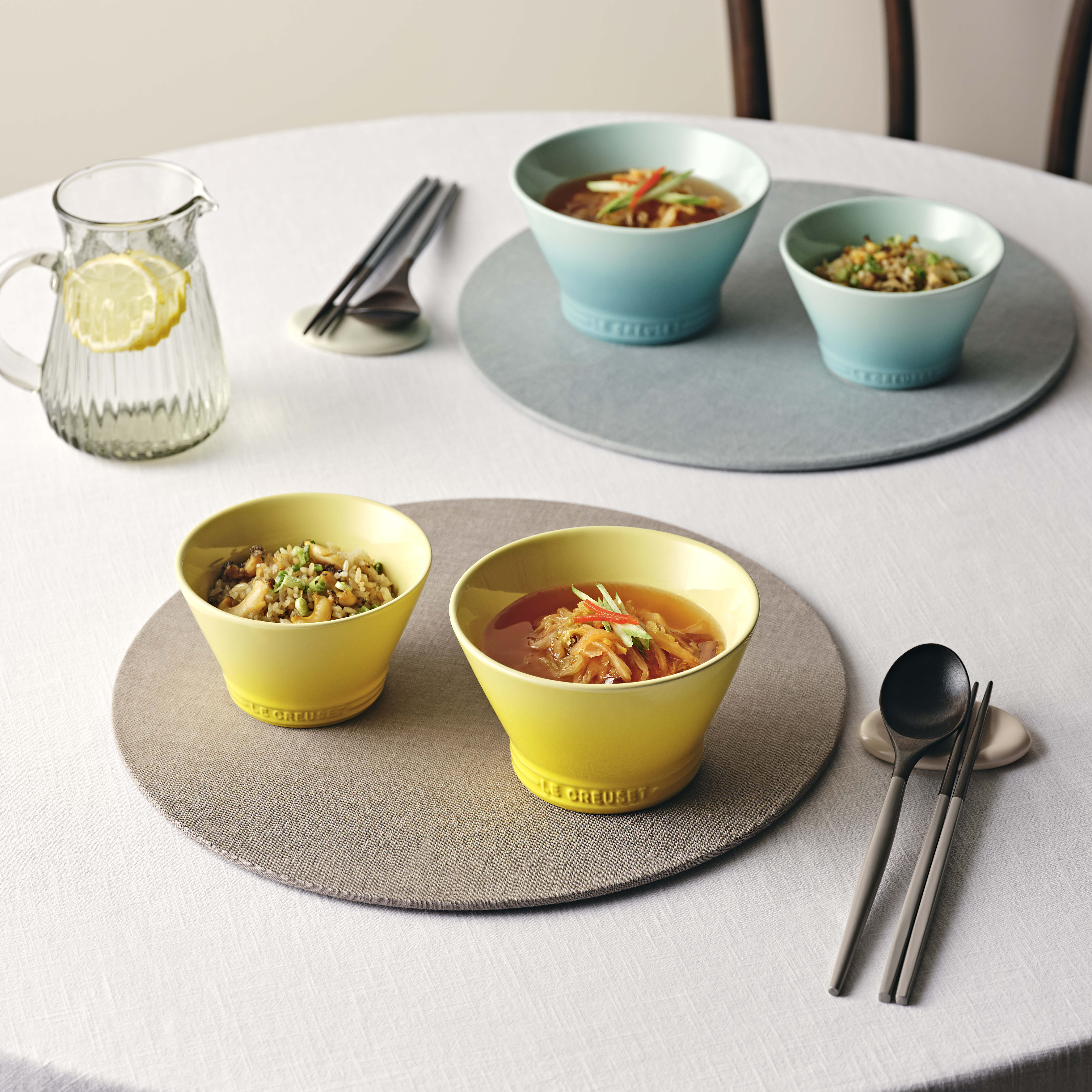 (르크루제) 네오 밥&국그릇 세트 (2P) 제품 이미지