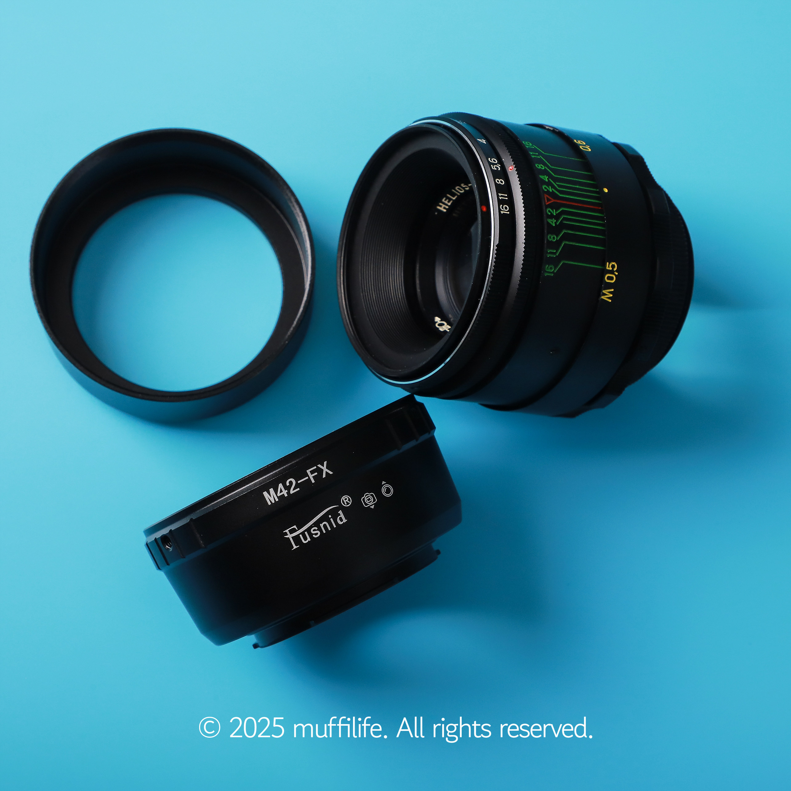 헬리오스 Helios 44-2 58mm F2 전용 M42 캐논EF 마운트 어댑터 이미지 7