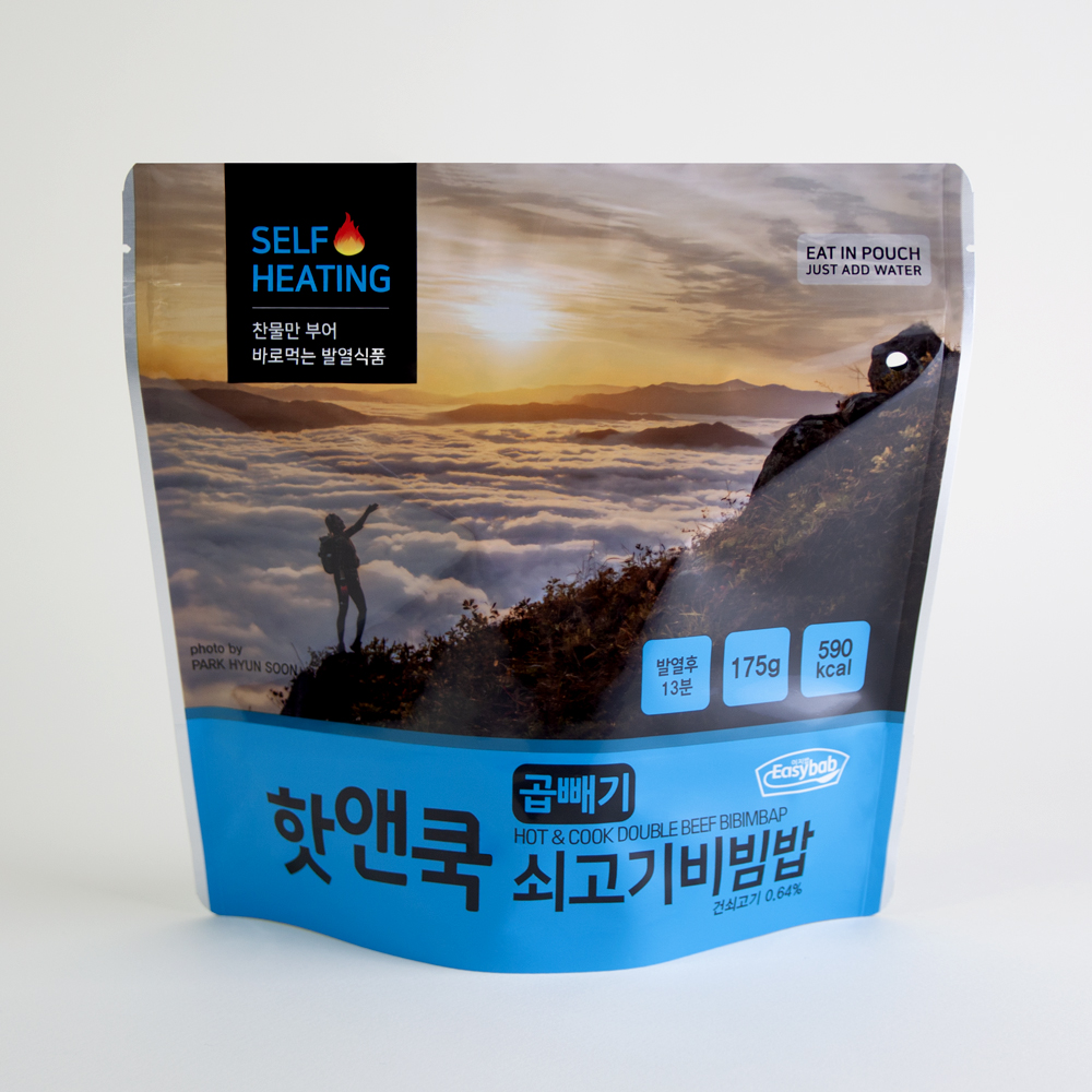 핫앤쿡 곱빼기 비빔밥 4개 랜덤 세트 발열도시락 비화식 전투식량 비상식량 - 상세 이미지 5