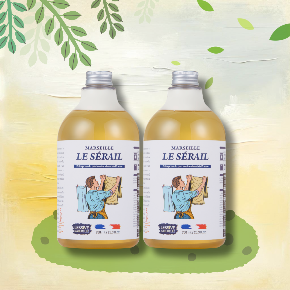 르세라이 수건 속옷 운동복 빨래냄새 제거 중성세제 750ml, 2개 - 메인 이미지