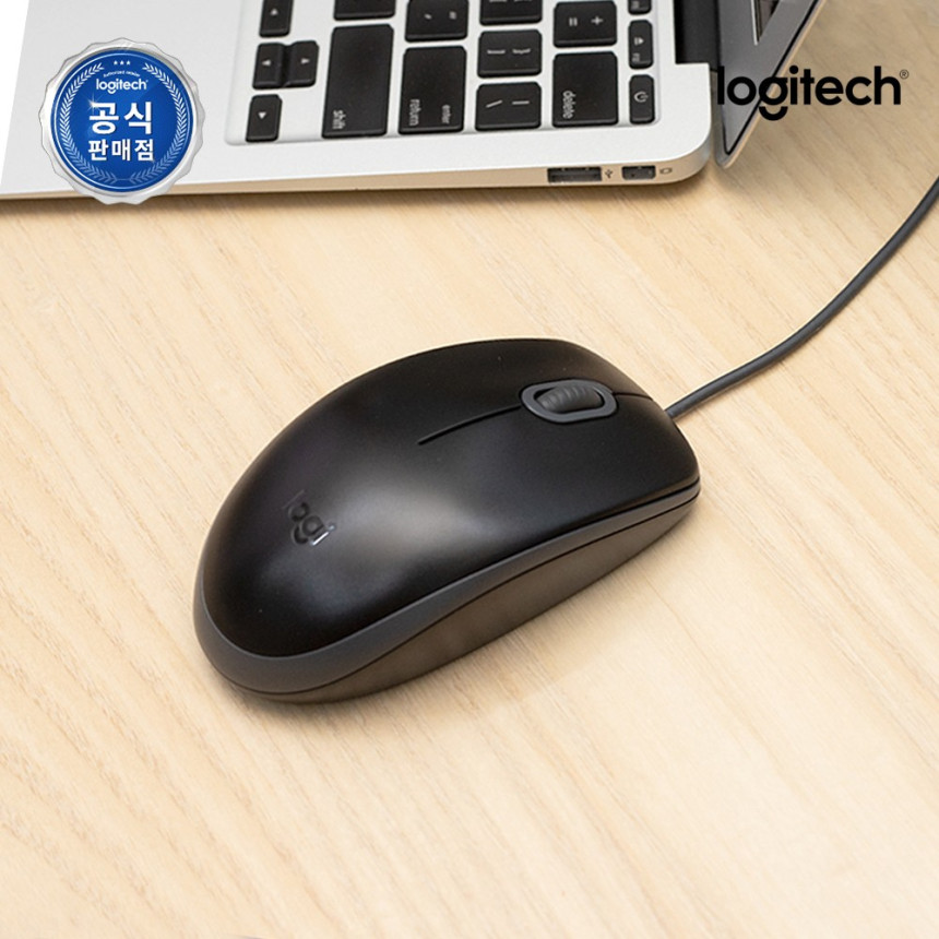 로지텍코리아 공식 M110 무소음 유선마우스