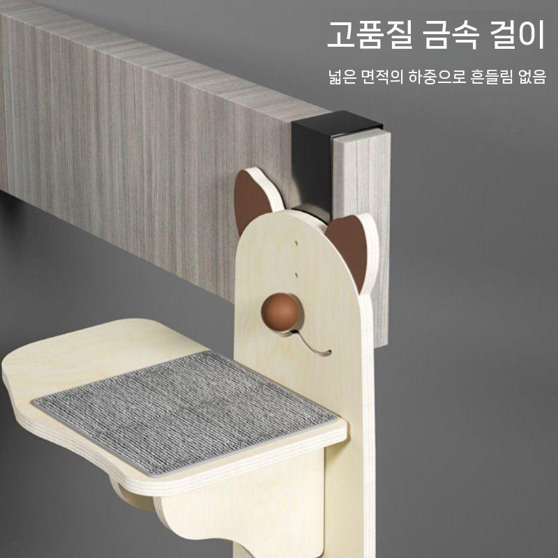 숨숨집 등반 도어 사다리 고양이해먹 구름다리 선반 - 상세 이미지 5