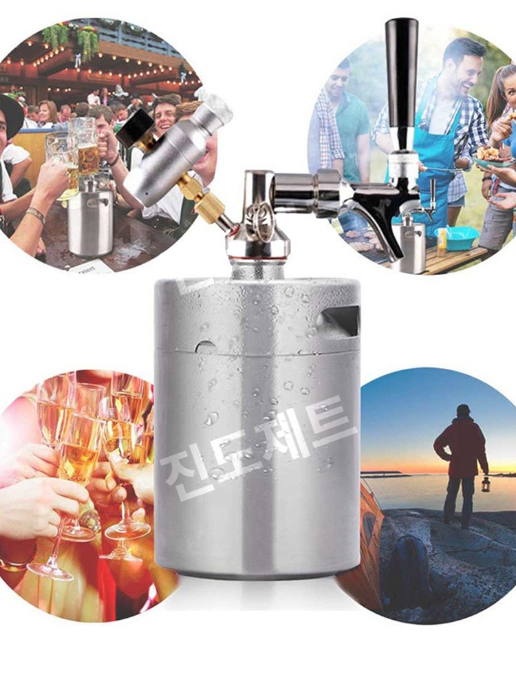 수제맥 주만들기 발효통 케그 야외 스텐 증류기 막걸리 5 16G 가스 실린더 - 상세 이미지 3