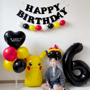 생일파티 초등학생 포켓몬생일풍선 피카츄풍선 세트 레터링 숫자풍선 1 실사용 후기 | 효과 있을까? - 상품 이미지 4