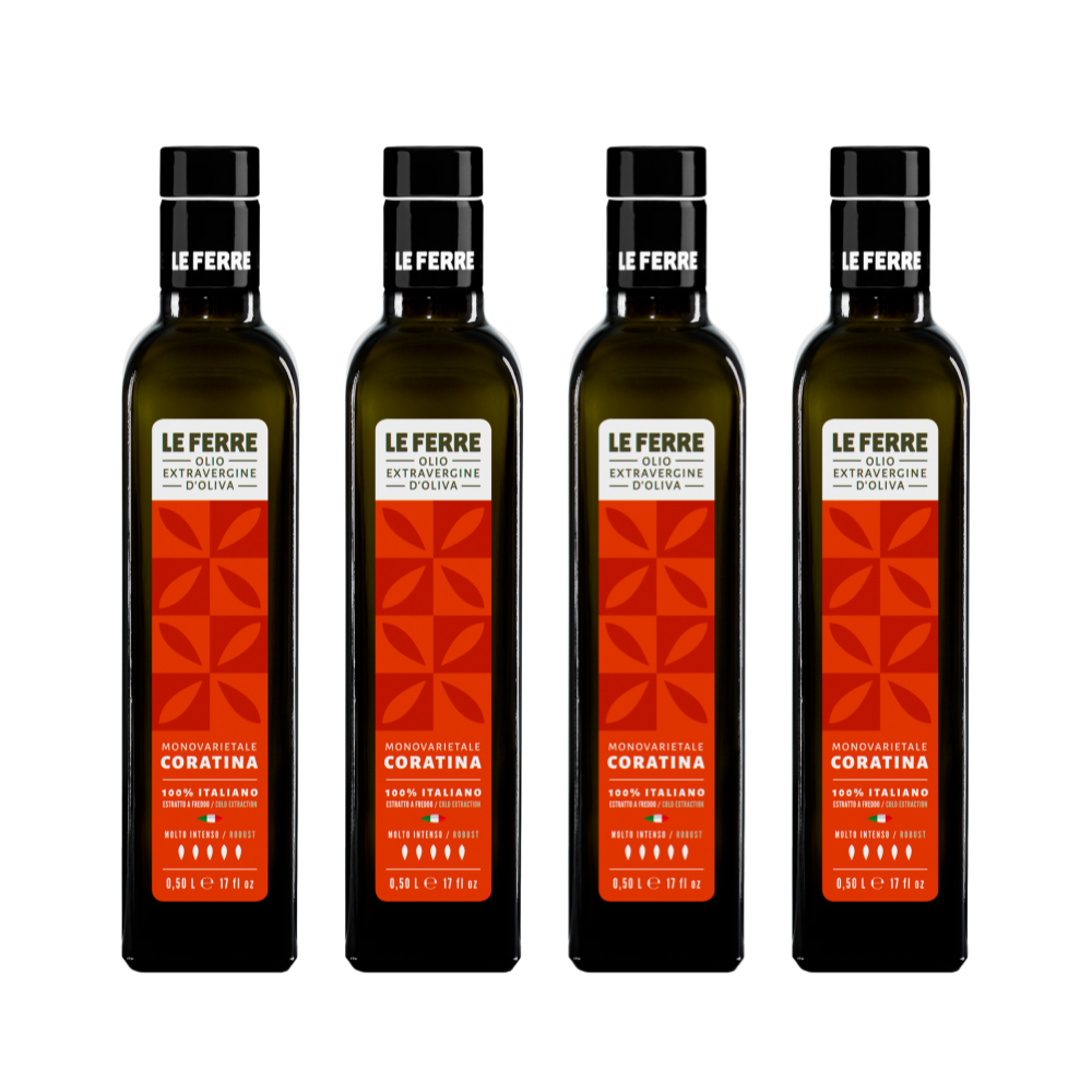 햇올리브오일 엑스트라버진 올리브오일 냉압착 폴리페놀 올레오칸탈  이탈리아 500ml, 4개 - 상품 이미지