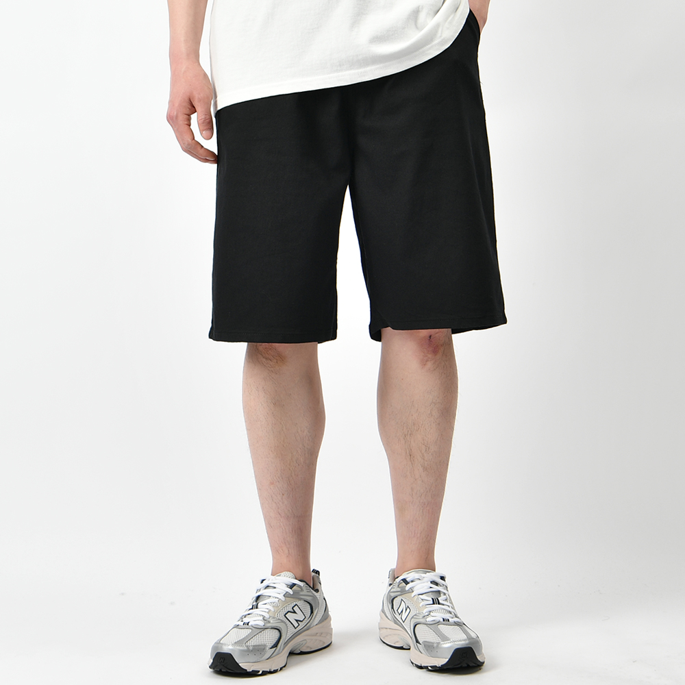 남자반바지 와이드 면 여름 스판 밴딩 6부팬츠 - 상세 이미지 2