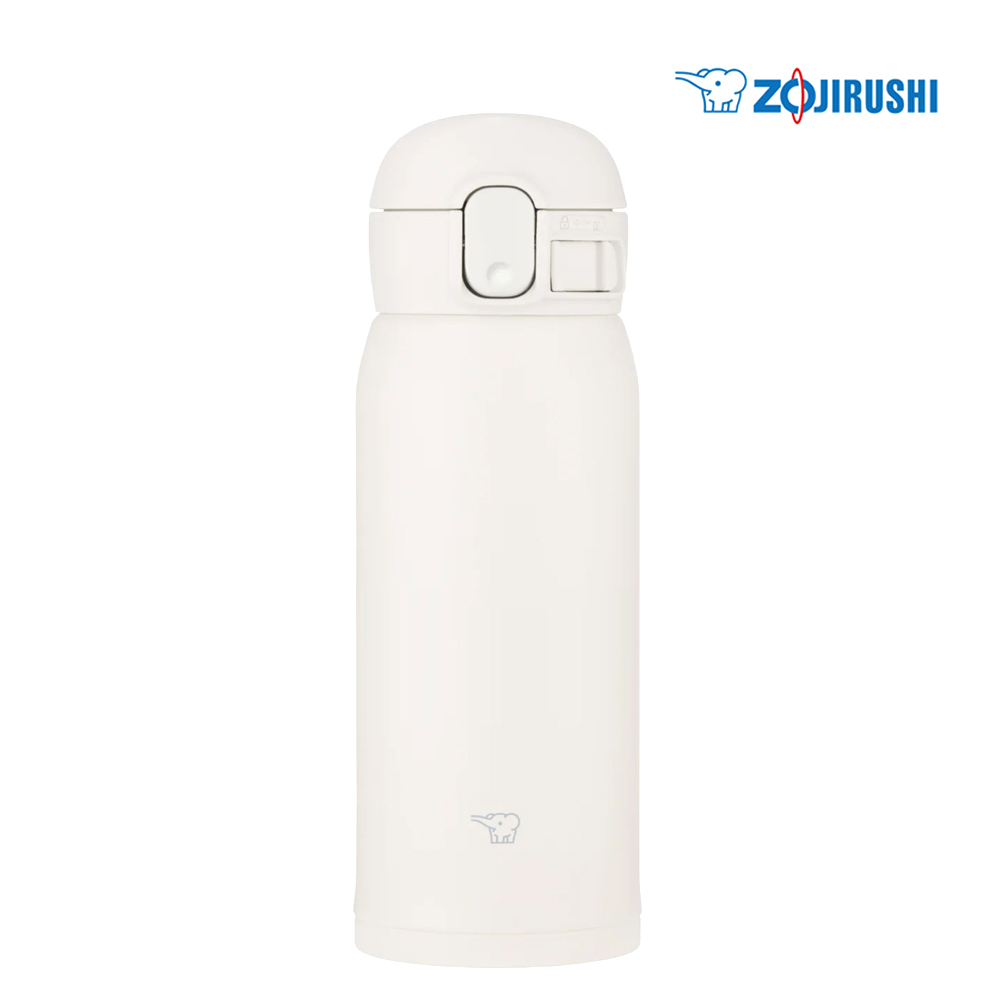 조지루시 원터치 스텐 텀블러 보온병 보냉병 코끼리 SM-WS 480ml, 매트화이트 - 상품 이미지