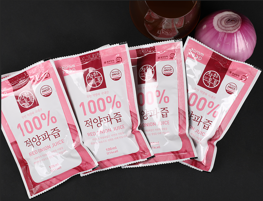 무안 자색양파즙 빨간 양파즙 100ml 총 90포 제품 이미지