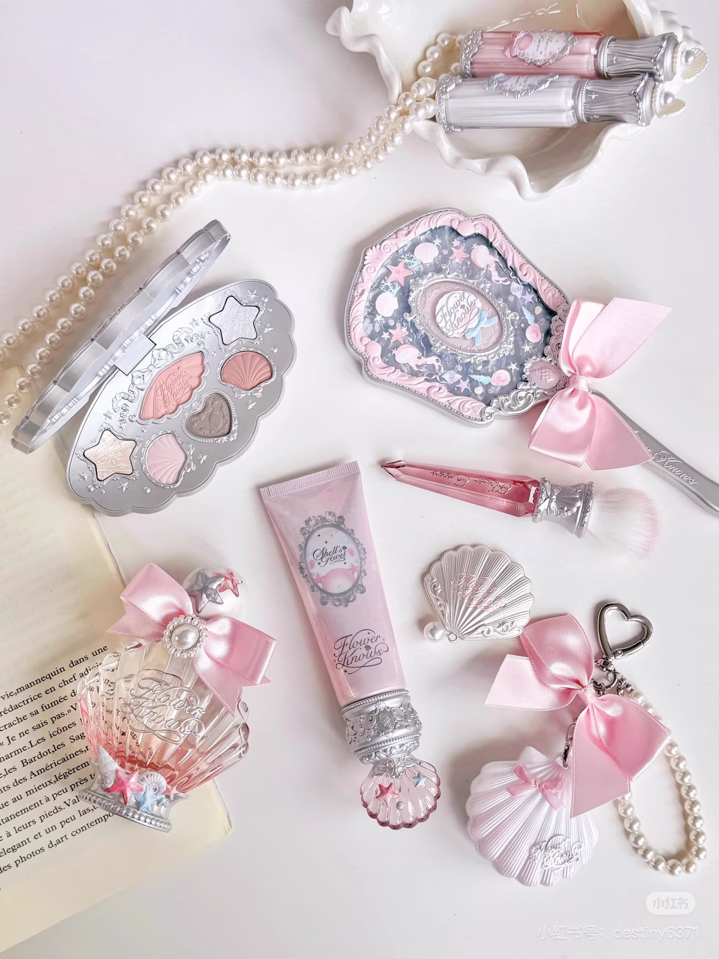 플라워노즈 조개 쉘 쉘즈 쥬얼 블러셔 브러쉬 전용브러쉬 shell's jewerl brush - 상세 이미지 2