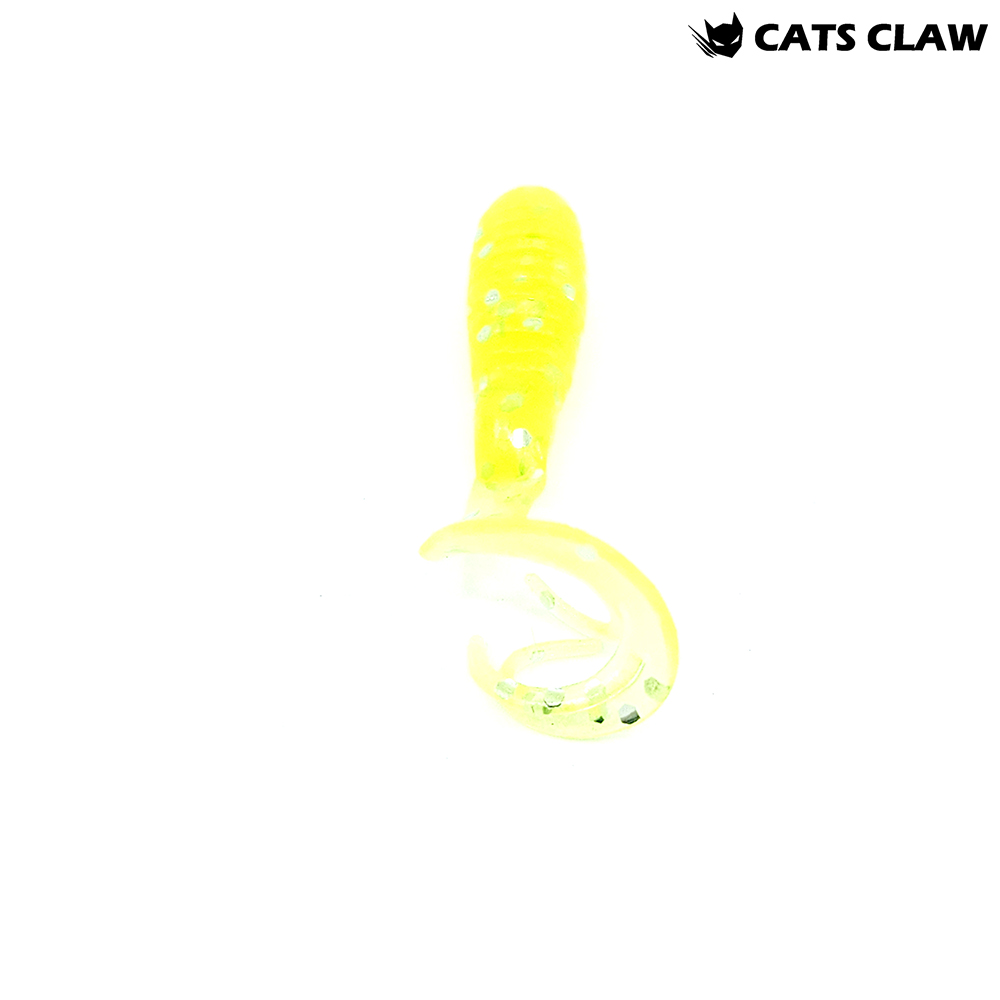 캣츠크로우 트리플그럽 꺽지웜 쏘가리웜 015 차트 실버, 5cm(2인치) - 상세 이미지 2