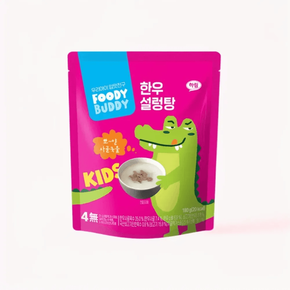 푸디버디 어린이용 즉석국 한우설렁탕 180g 7개 : 윰토어