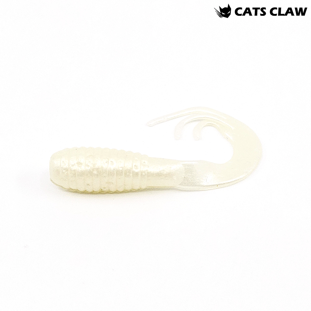 캣츠크로우 트리플그럽 꺽지웜 쏘가리웜 029 펄 실버, 5cm(2인치) - 메인 이미지
