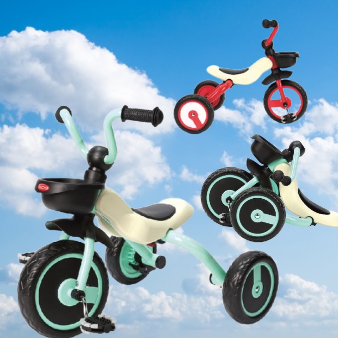 아기 실내 자전거 두돌 어린이 세발 자전거 휴대용 유아 자전거