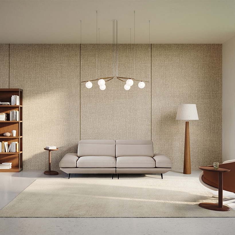 까사미아 뉴하이브 3인소파_라이트그레이