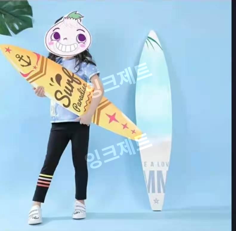 서핑보드 모형 촬영용 여름 하와이 해변 인테리어 빈티지 제트 서핑보드베이스 - 상세 이미지 5