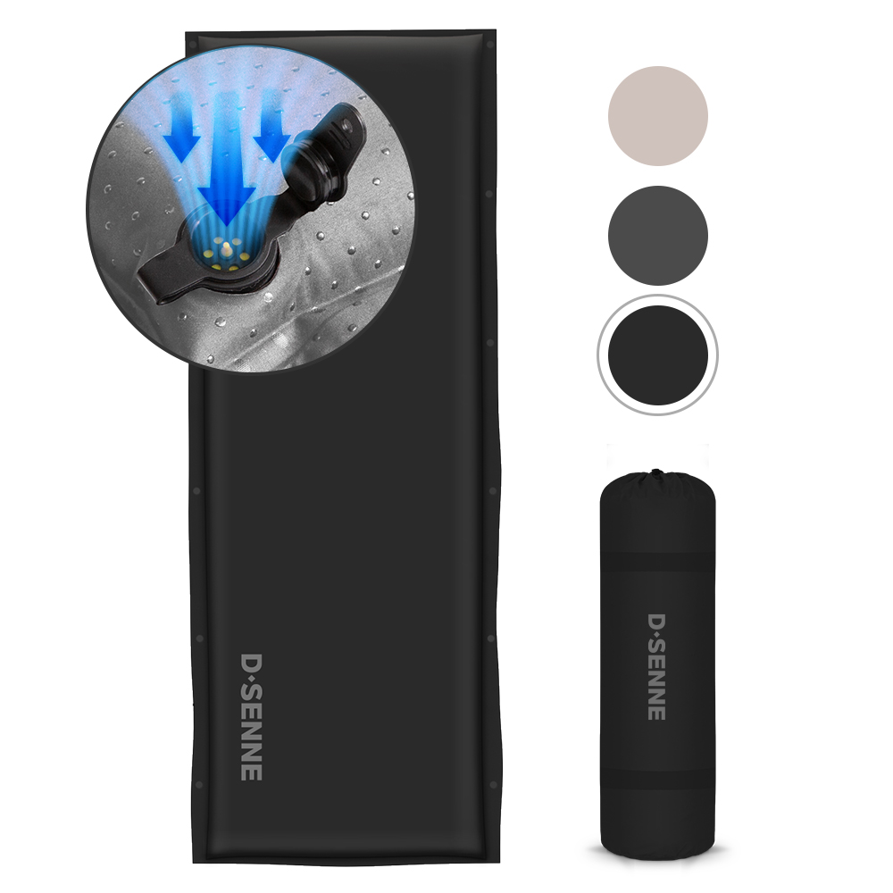 [디센느] 아웃도어 자충 에어 매트 5T 발포 캠핑 텐트 차박 겸용 3color