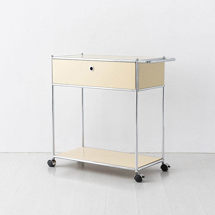 심플리 이동식 서랍장  BC646 870mmx400mmx860mm, 2단, 솔리드베이지 7104.3147 - 상세 이미지 3