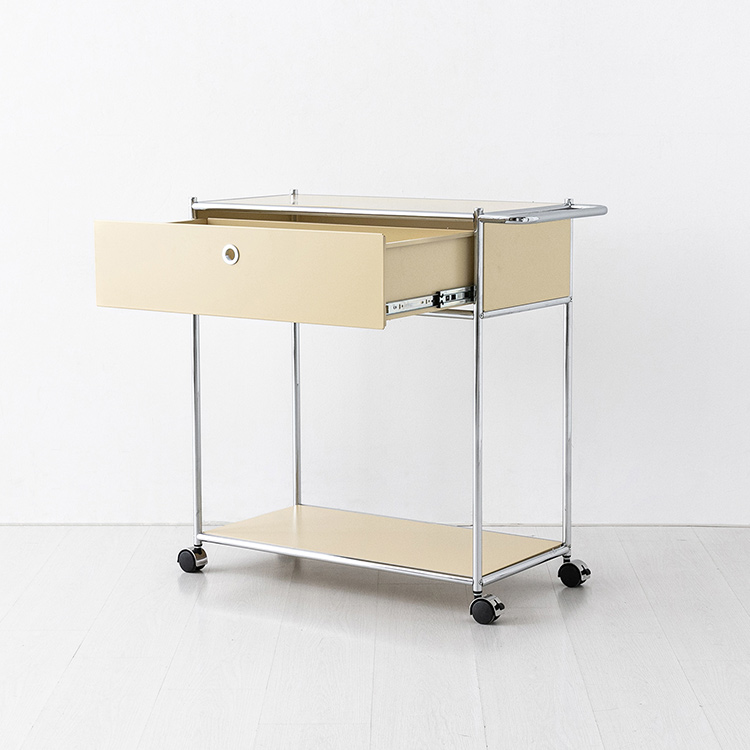 심플리 이동식 서랍장  BC646 870mmx400mmx860mm, 2단, 솔리드베이지 7104.3147 - 상세 이미지 2
