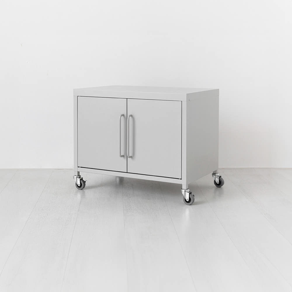 피도르 캐비넷 이동형 양문 수납장 600x400x490mm, 1단, 다크그레이 4208.6199 이미지 6