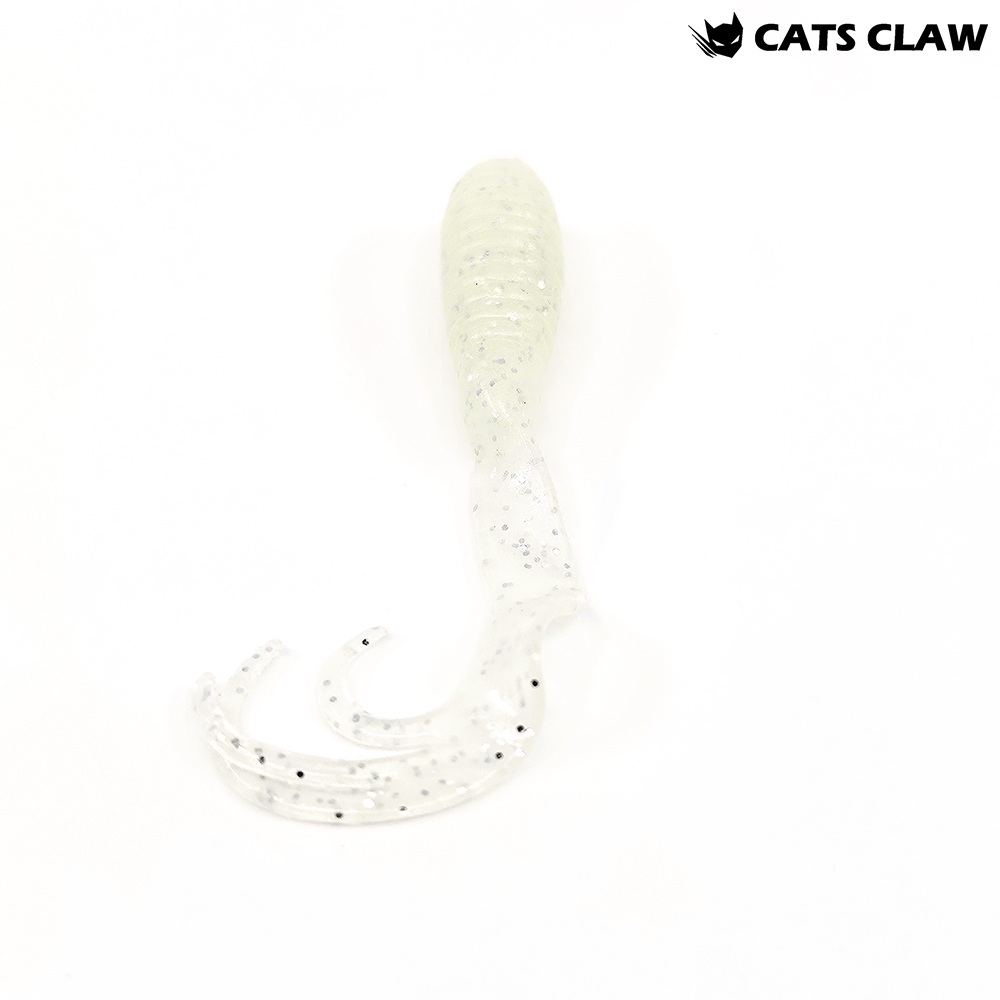 캣츠크로우 트리플그럽 꺽지웜 쏘가리웜 022 실버 펄 글로우, 5cm(2인치) - 상세 이미지 2