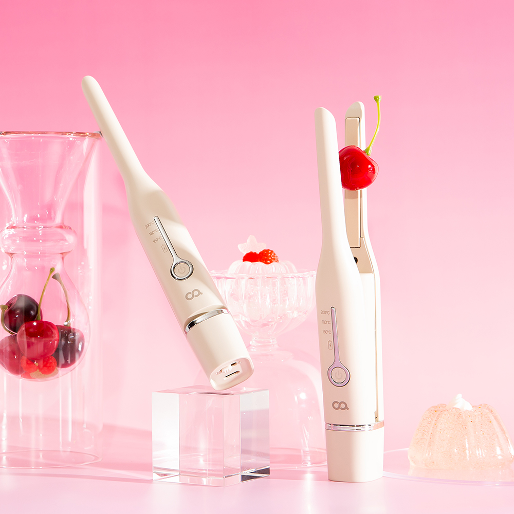 오아 무선 뿌리 볼륨 고데기 미니 앞머리 뽕 얇은 헤어 고대기 5000mAh대용량 배터리