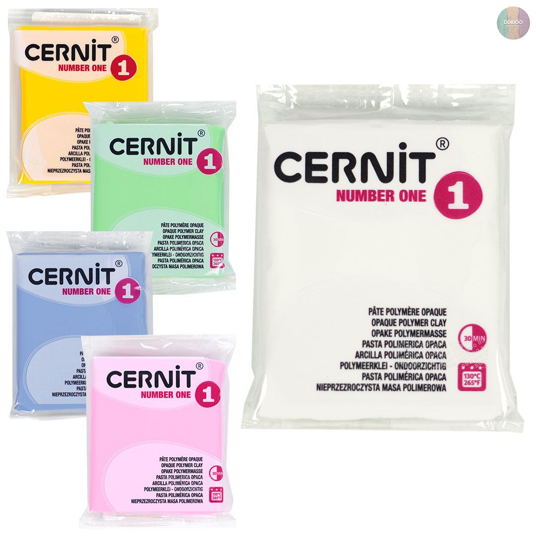 써닛 폴리머클레이 Cernit 넘버원 56g 반투명 클레이 놀이 미니어쳐 점토 만들기 재료