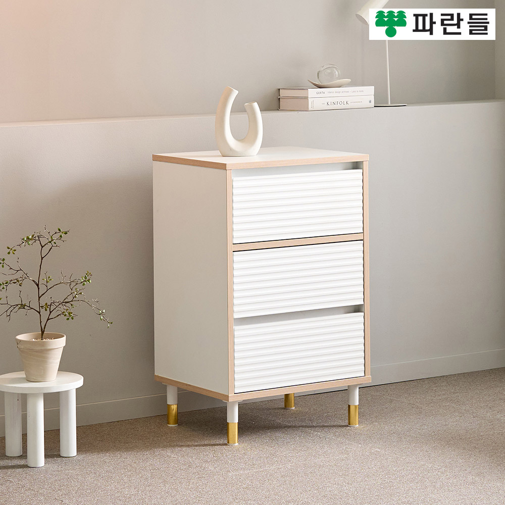 파란들가구 높은다리 템바보드 500 3단 서랍장 침실서랍장 - 상세 이미지 4