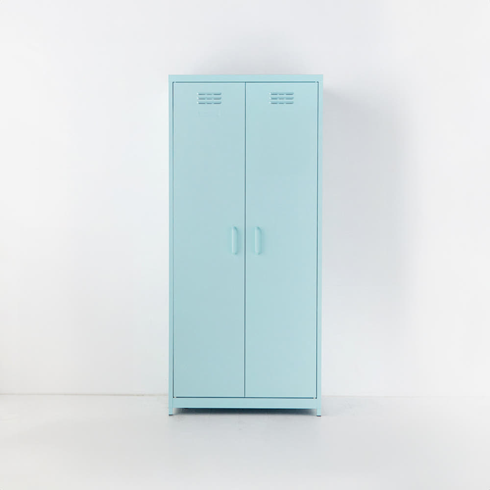 MKB 캐비넷 긴세로 2문 수납장 7601690 4단, 민트 9831.2575