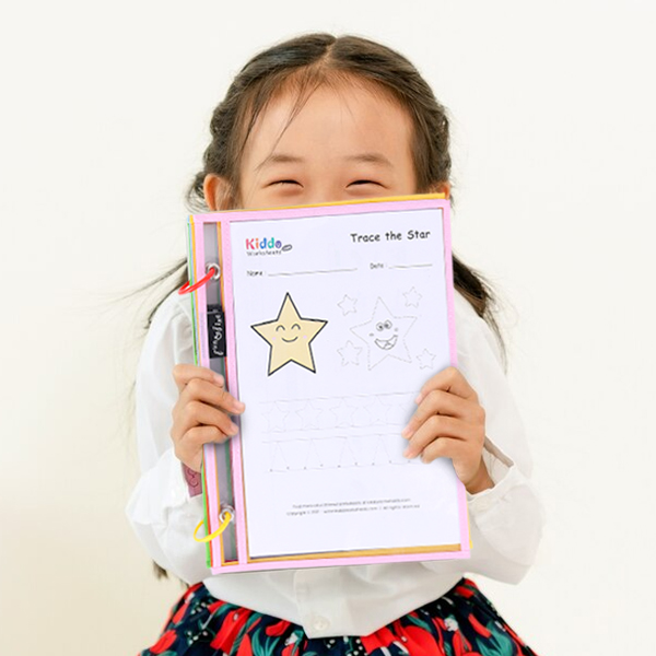 펀앤파인 쓰고 지우고 또쓰고 무한반복 워크지 케이스 투명 파일 풀세트 워크지보관 이미지 6