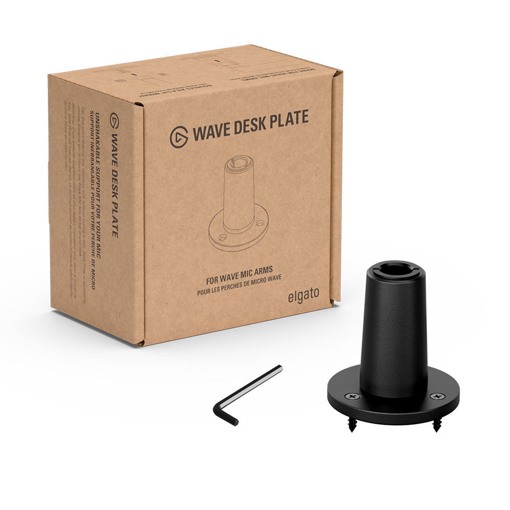 엘가토 Desk Plate for Wave Mic Arm 데스크 플레이트 나사 고정 마운트 - 상세 이미지 4