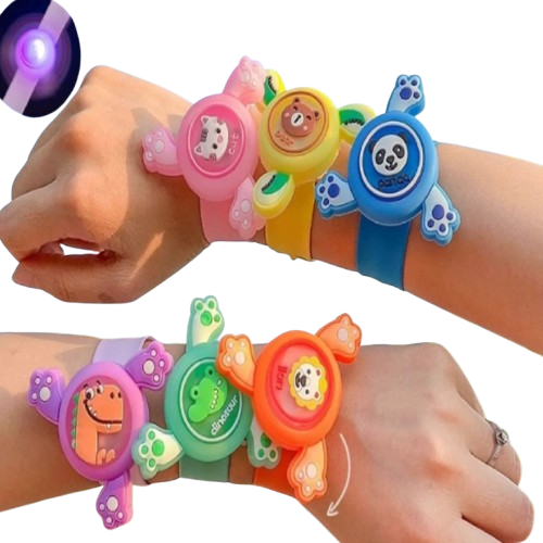 어린이집답례품 스피너밴드팔찌 led향기팔찌 유아 아기 선물 유치원 생일 숲체험 구디백