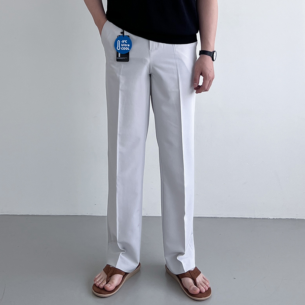 아이스슬랙스 쿨슬랙스 남자여름슬랙스 구김없는 정장바지 - 상품 이미지