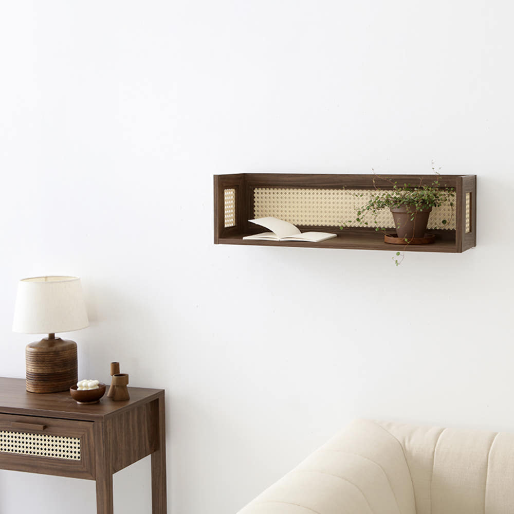 벤탄 벽선반 RKM2280RT 800x200x220mm, 1단, 캄포어베니어 6853.6755 이미지 2
