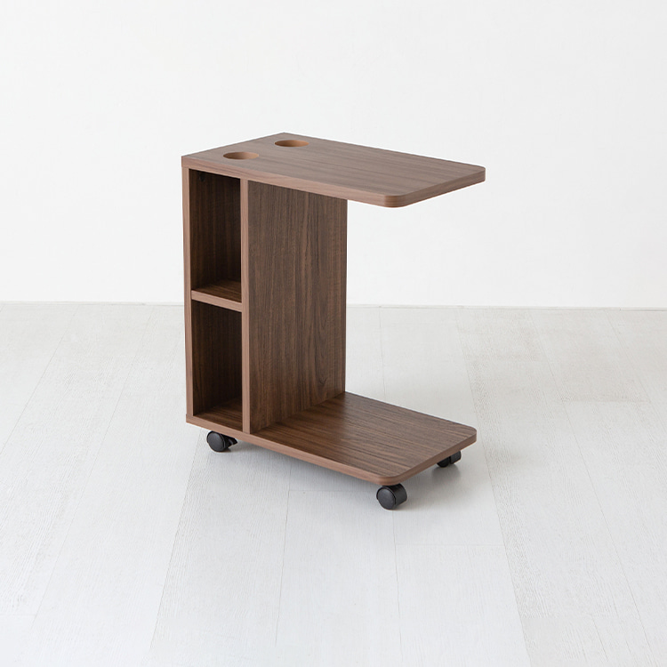 폴라보 이동식 사이드테이블 미들브라운5719.7104