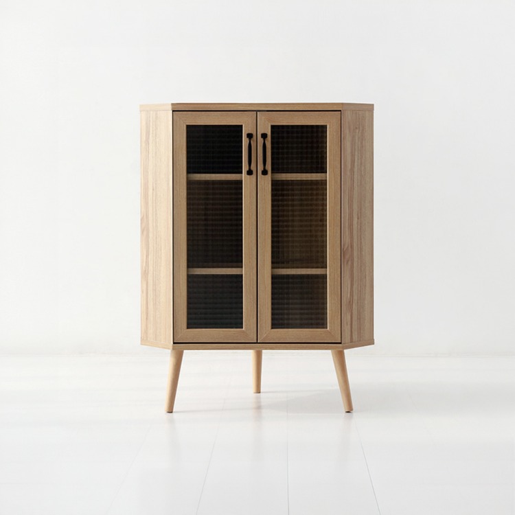 폴라보 코너수납장 2문 CAM9470C 705x460x940mm, 1단, 캄포어베니어 7879.4589