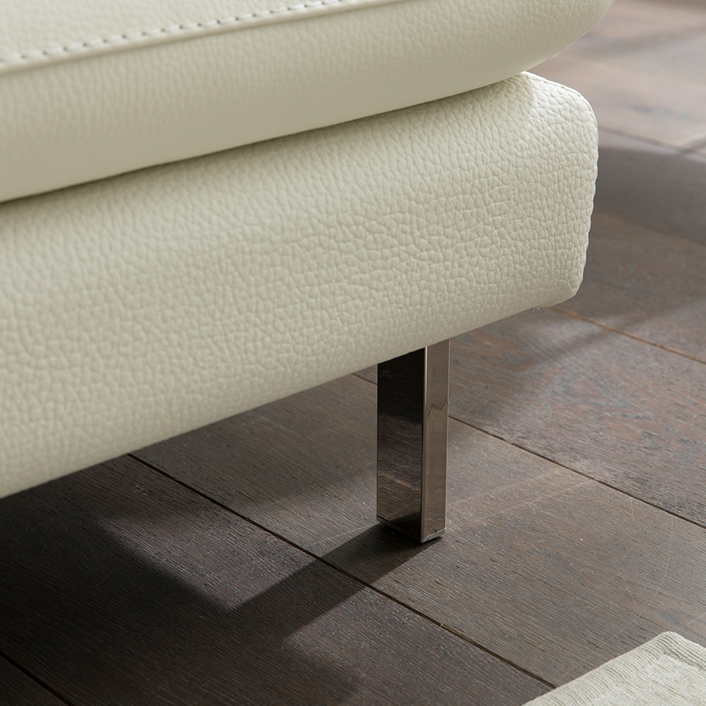 헤르짐머 몰드 3인용 이태리 천연 통 가죽 스윙소파