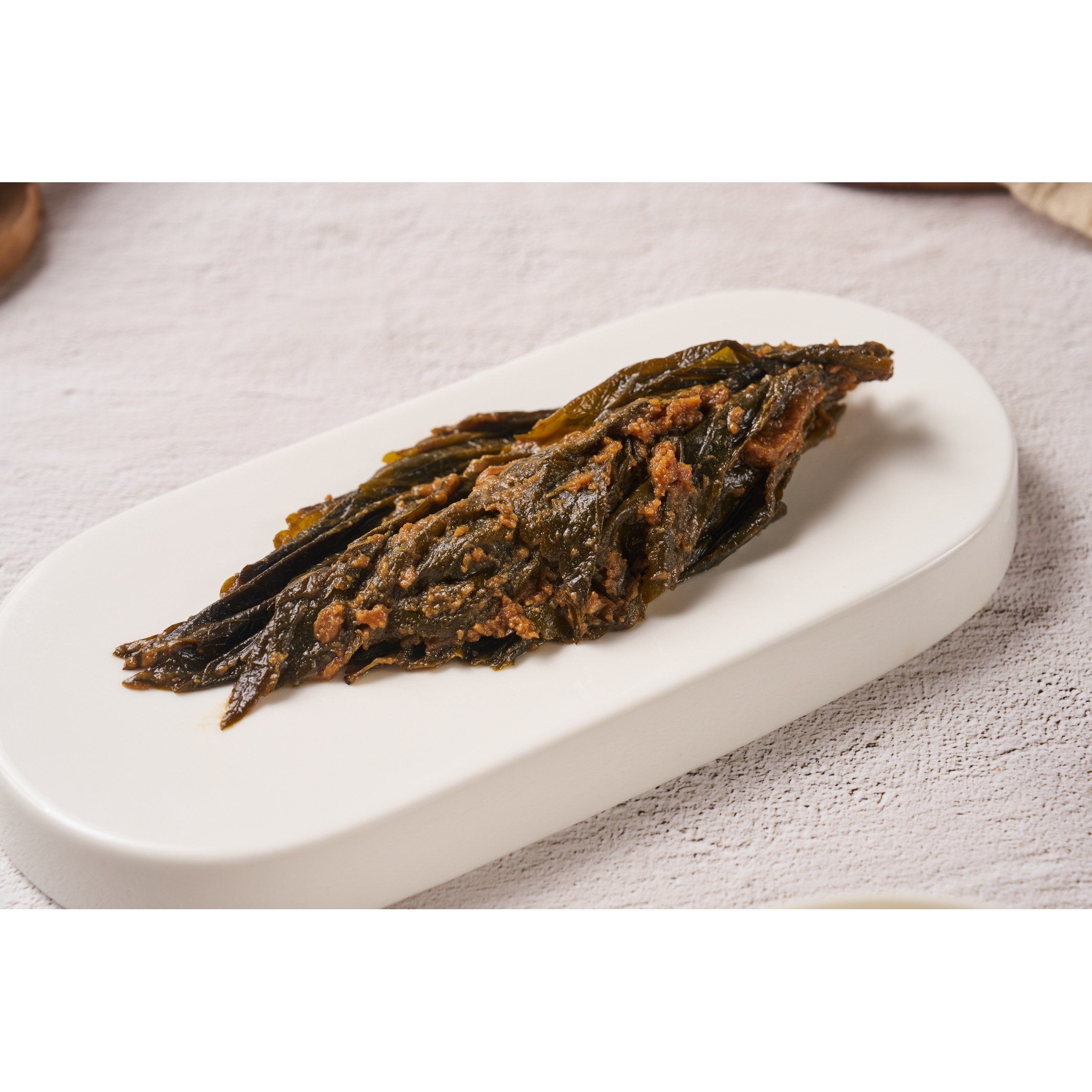 [엠마홈] 밥도둑 반찬 구수한 된장깻잎장아찌 250g 국내제조 - 상세 이미지 3