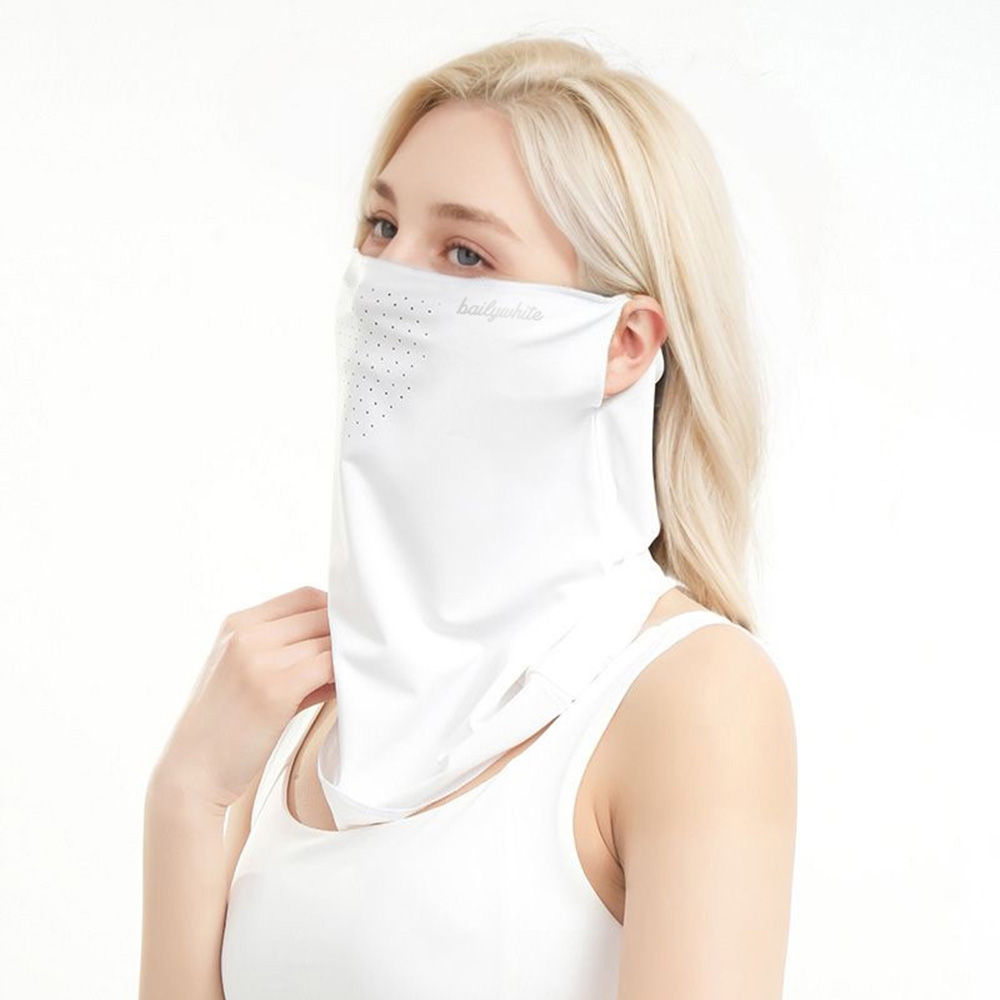 베일리화이트 골프 마스크 자외선차단 얼굴 햇빛가리개 여름 안면 자전거 등산 - 상세 이미지 2