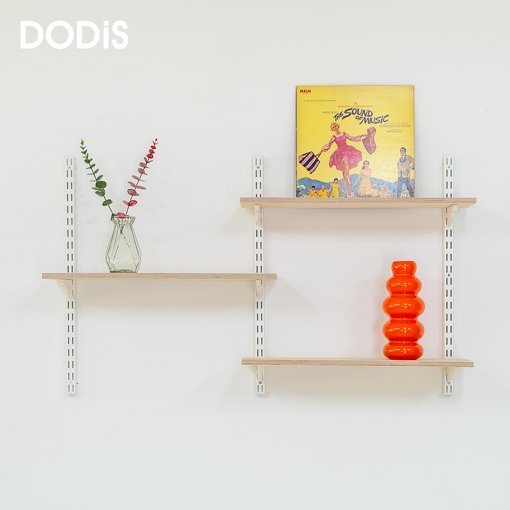 도트 011 찬넬선반 자작나무 600x200x600 베란다 다용도실 인테리어 세탁실 벽선반