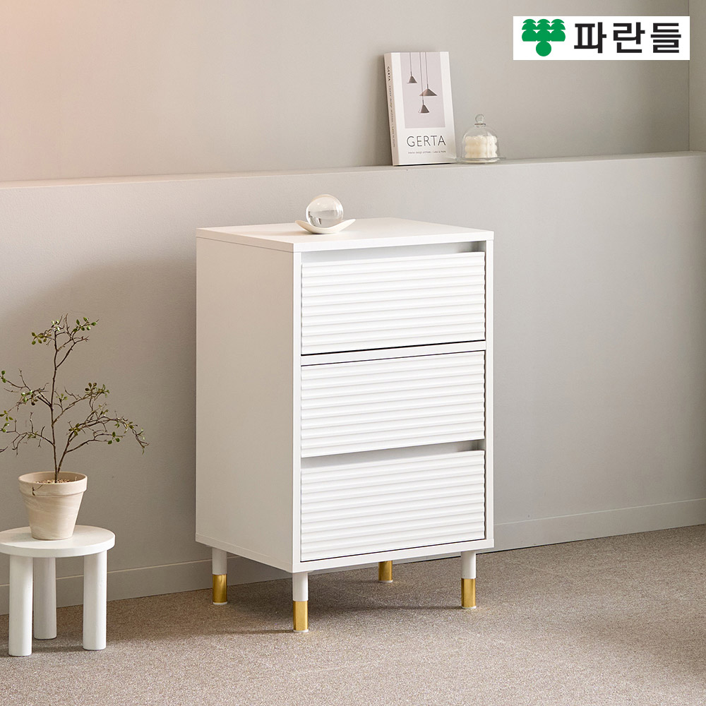 파란들가구 높은다리 템바보드 500 3단 서랍장 침실서랍장 - 상세 이미지 2